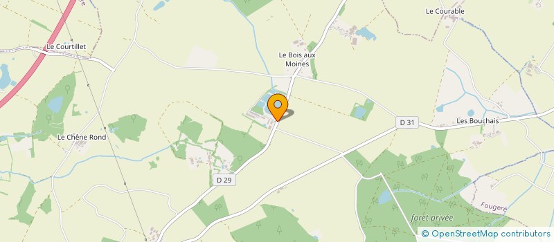 localisation de l'entreprise ROUSSELOT à LA CHAIZE-LE-VICOMTE
