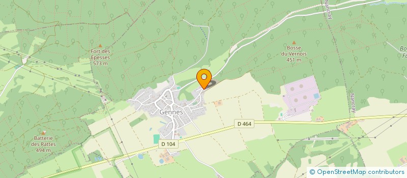 localisation de l'entreprise ROUSSELOT  GENNES