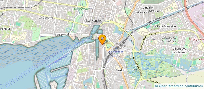 localisation de l'entreprise ROUSSELOT DORURE à LA ROCHELLE