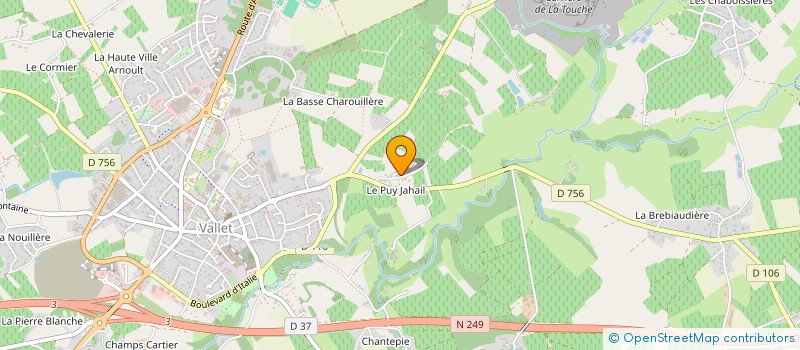 localisation de l'entreprise ROUSSELOT PAULETTE INDIVISION  VALLET