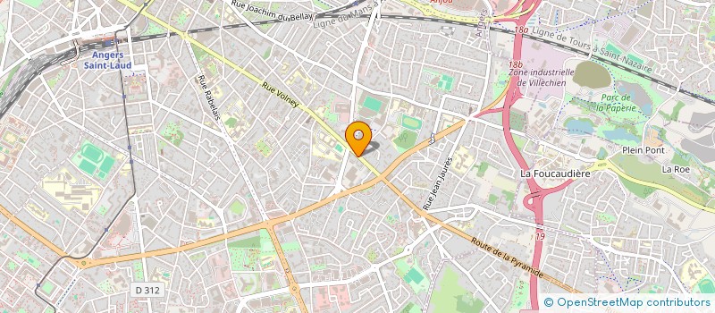 localisation de l'entreprise ROUSSELTEAM à ANGERS