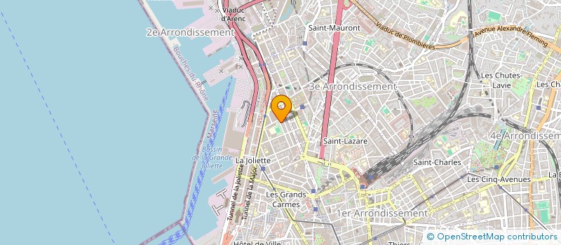 localisation de l'entreprise ROUSSENALY-MAILLET à MARSEILLE