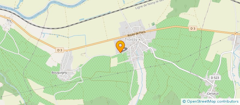 localisation de l'entreprise ROUSSERY CLAISSE ET FILLE  TROISSY