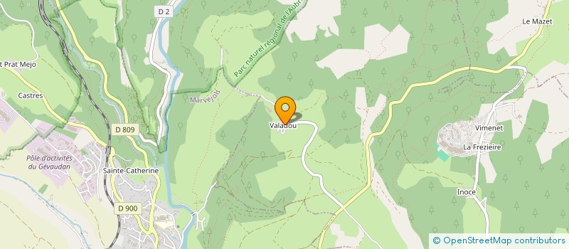 localisation de l'entreprise ROUSSET  MONTRODAT