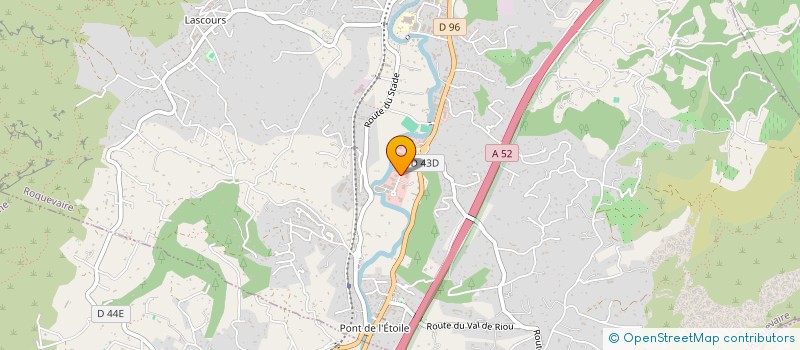 localisation de l'entreprise ROUSSET DU VIEUX MOULIN  ROQUEVAIRE