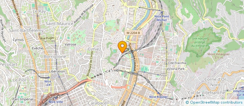 localisation de l'entreprise ROUSSET ELECTRICITE à NICE
