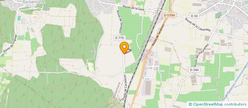 localisation de l'entreprise ROUSSET JACQUEMIN  BARBENTANE