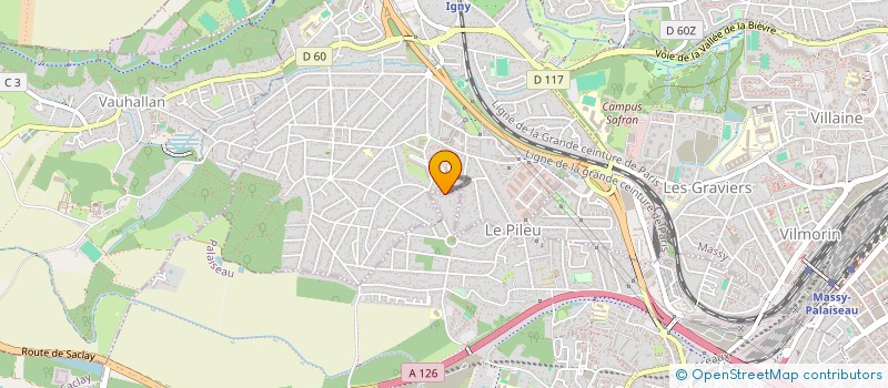 localisation de l'entreprise ROUSSET KOTZEV à PALAISEAU