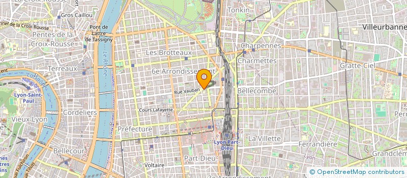 localisation de l'entreprise ROUSSET LOC FONCIER  LYON