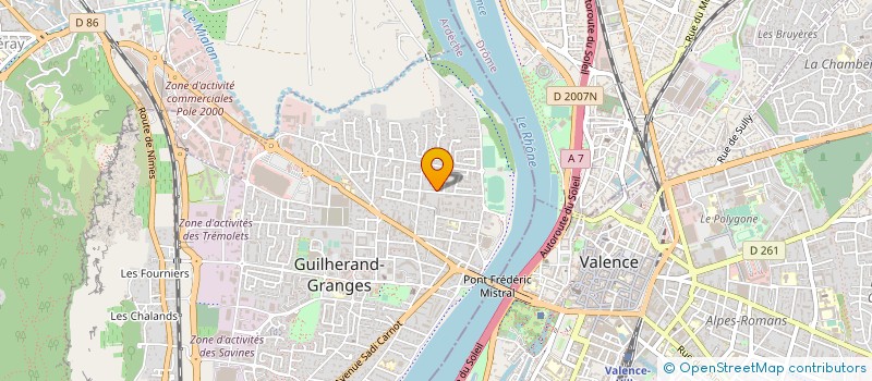 localisation de l'entreprise ROUSSET RENOV à GUILHERAND-GRANGES