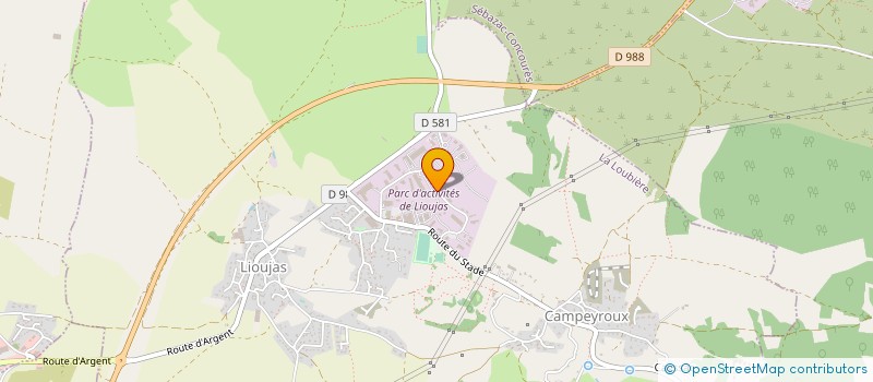 localisation de l'entreprise ROUSSET TRANSPORTS  LA LOUBIERE