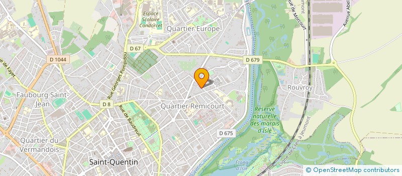 localisation de l'entreprise ROUSSETOUR à SAINT-QUENTIN