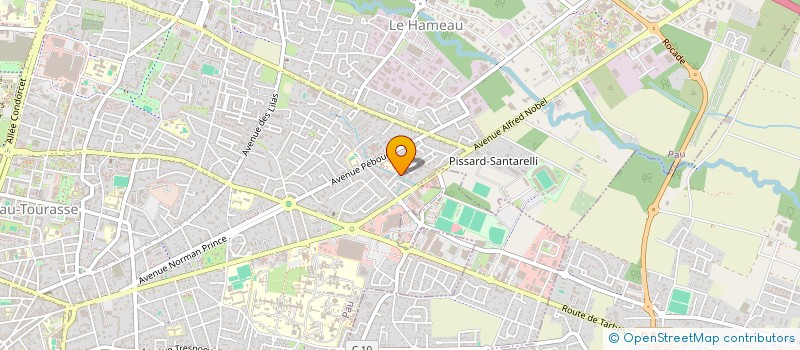 localisation de l'entreprise ROUSSEU-FRERES à PAU