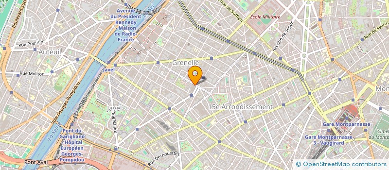 localisation de l'entreprise ROUSSEUR COLLECTION  PARIS 15