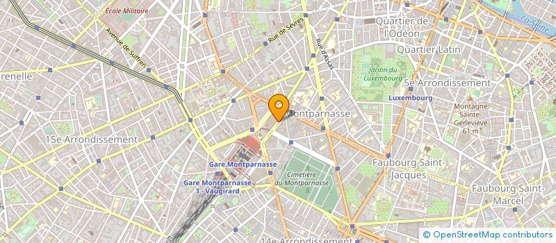 localisation de l'entreprise ROUSSEV SPORT à PARIS