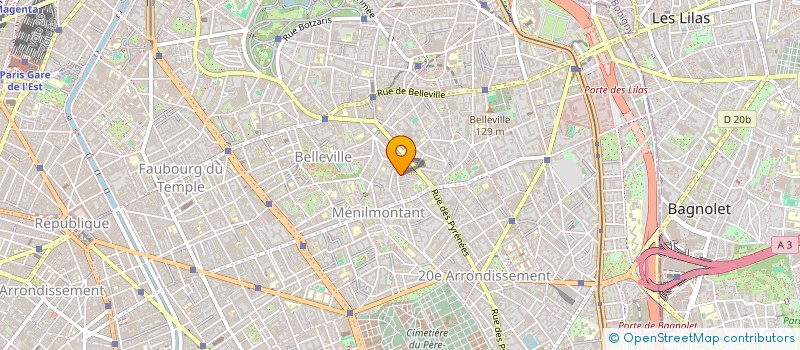 localisation de l'entreprise ROUSSEY 3D  PARIS