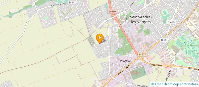localisation de l'entreprise ROUSSEY  SAINT-ANDRE-LES-VERGERS