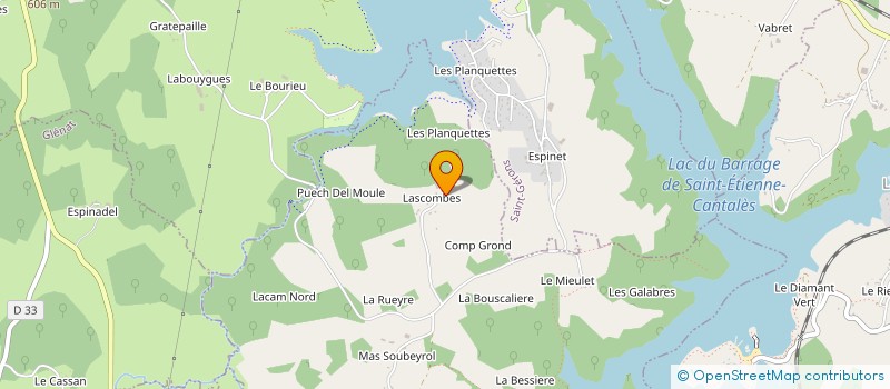 localisation de l'entreprise ROUSSILHES à LE ROUGET-PERS
