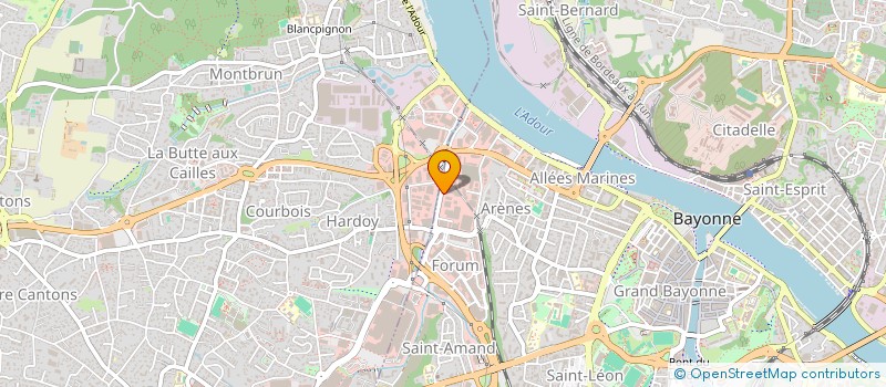 localisation de l'entreprise ROUSSILLE à BAYONNE
