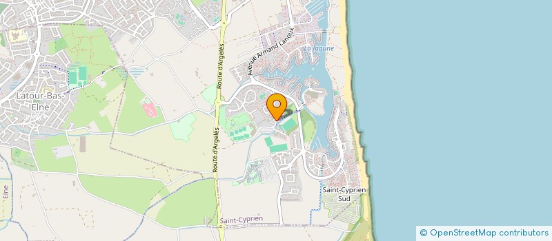 localisation de l'entreprise ROUSSILLHOTEL VILLAGES  SAINT-CYPRIEN