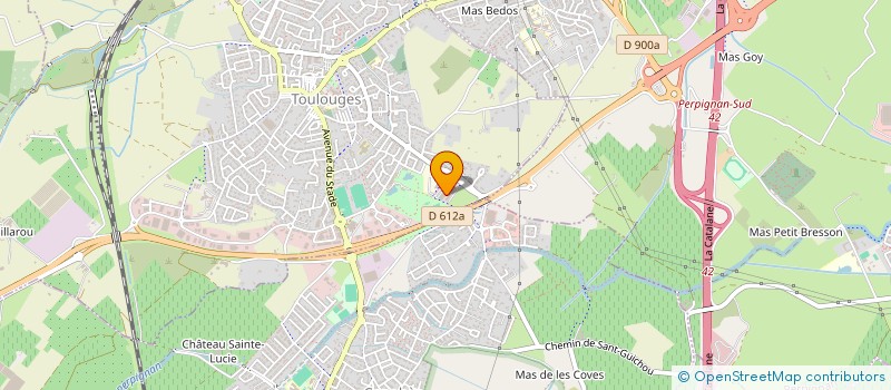 localisation de l'entreprise ROUSSILLON ACHAT SERVICE à TOULOUGES