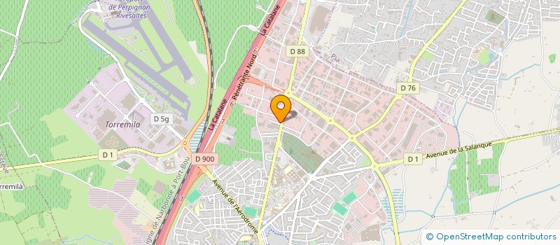 localisation de l'entreprise ROUSSILLON ASSURANCE  PERPIGNAN