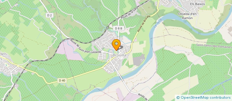 localisation de l'entreprise ROUSSILLON CLOTURE à BROUILLA