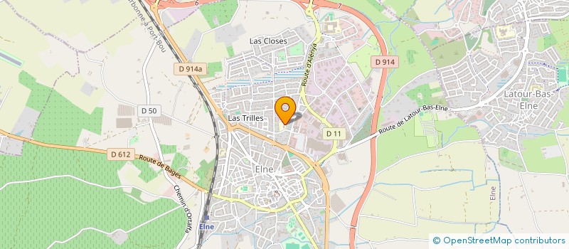 localisation de l'entreprise ROUSSILLON CONSTRUCTION  ELNE