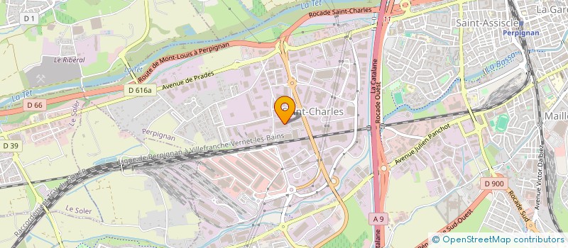 localisation de l'entreprise ROUSSILLON DEVELOPPEMENT à PERPIGNAN