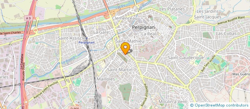 localisation de l'entreprise ROUSSILLON INSERTION à PERPIGNAN