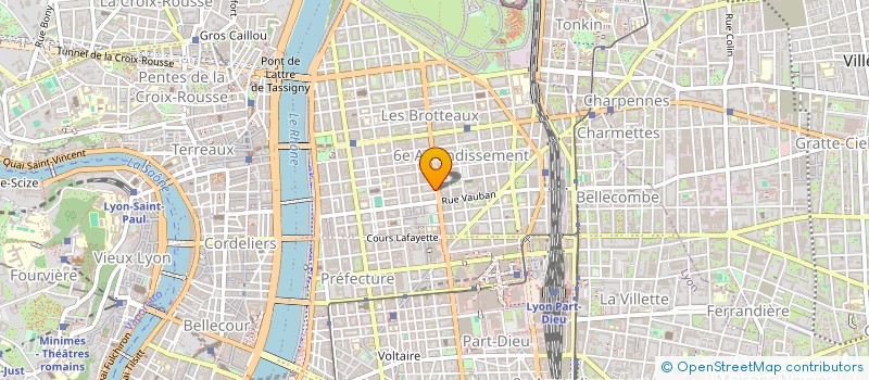 localisation de l'entreprise ROUSSILLON PARTICIPATIONS à LYON