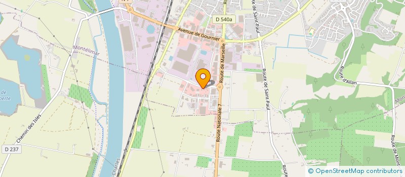localisation de l'entreprise ROUSSIN à MONTELIMAR