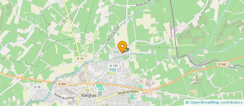 localisation de l'entreprise ROUSSIN à VALREAS