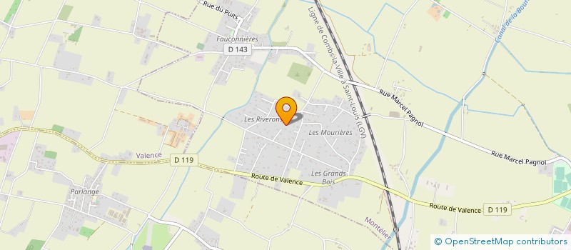 localisation de l'entreprise ROUSSIN MC  MONTELIER