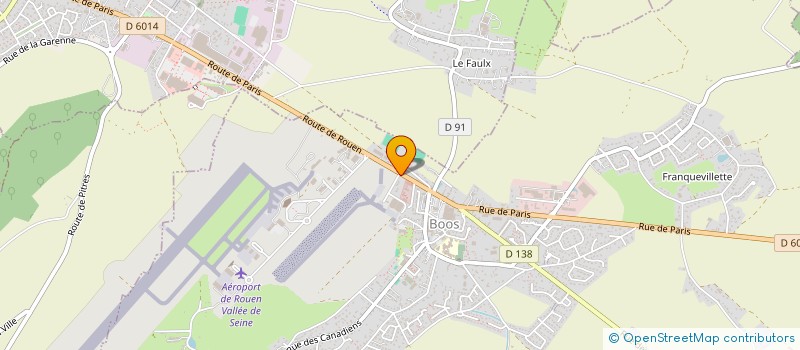 localisation de l'entreprise ROUSSON à BOOS
