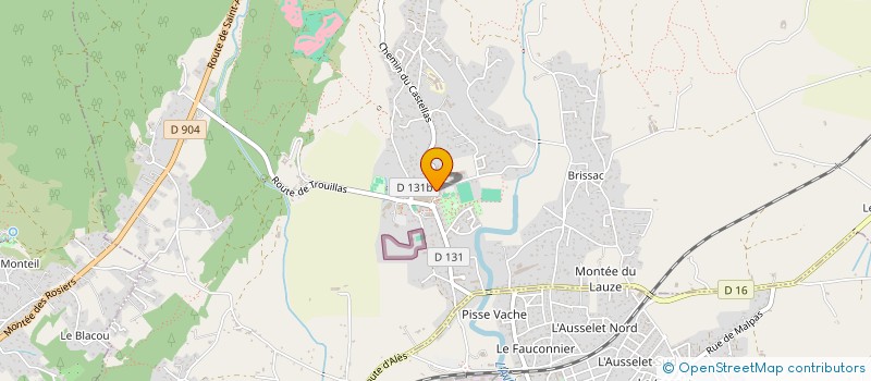 localisation de l'entreprise ROUSSON BASKET CLUB  ROUSSON