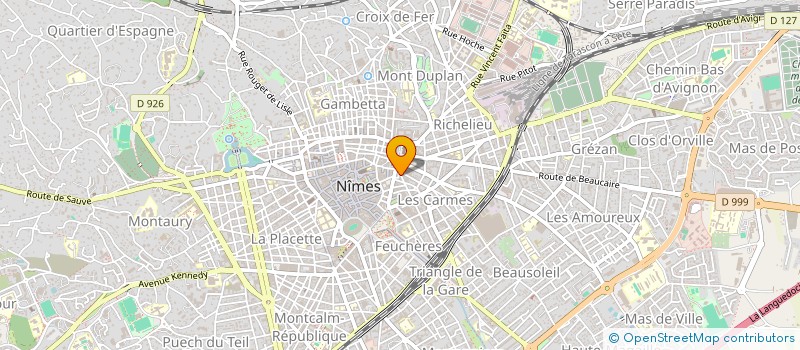 localisation de l'entreprise ROUSSY à NIMES