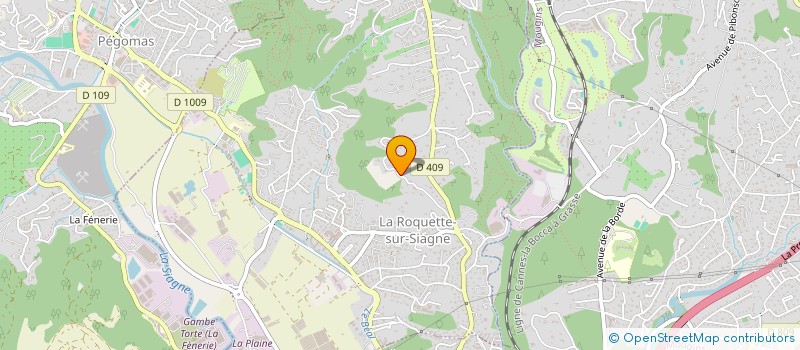localisation de l'entreprise ROUSTAN CORINNE à LA ROQUETTE-SUR-SIAGNE
