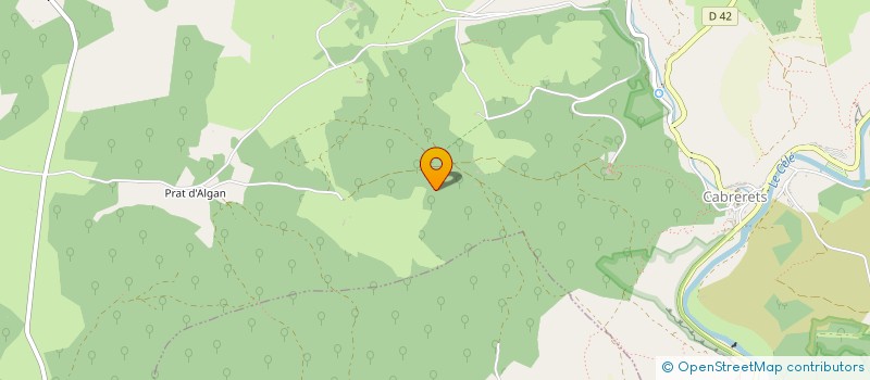 localisation de l'entreprise ROUSTELI  CABRERETS