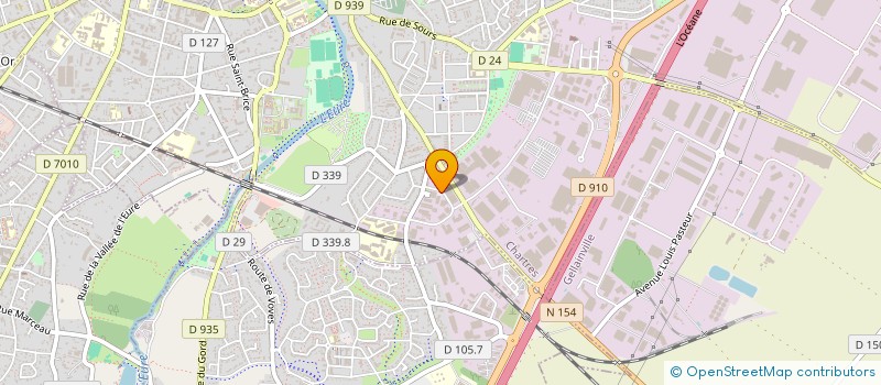 localisation de l'entreprise ROUTAGE 2000 RJ à CHARTRES