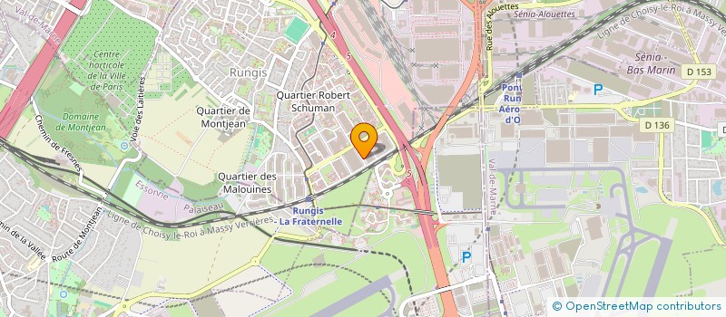 localisation de l'entreprise ROUTAGE ET MESSAGERIES DE FRANCE  RUNGIS