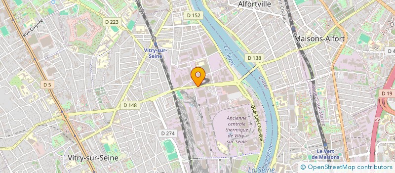 localisation de l'entreprise ROUTAGE GESTION INFORMATIQUE  VITRY SUR SEINE