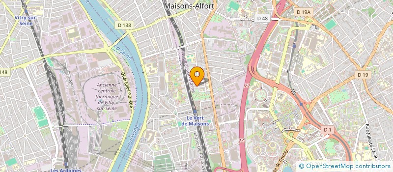 localisation de l'entreprise ROUTAGE MANUTENTION SERVICE à MAISONS-ALFORT