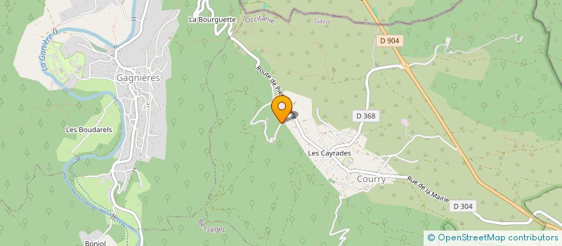 localisation de l'entreprise ROUTAGE P3 à COURRY