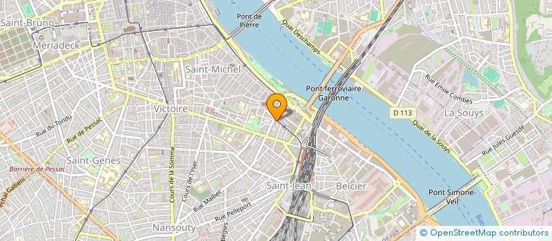 localisation de l'entreprise ROUTE 1 à BORDEAUX