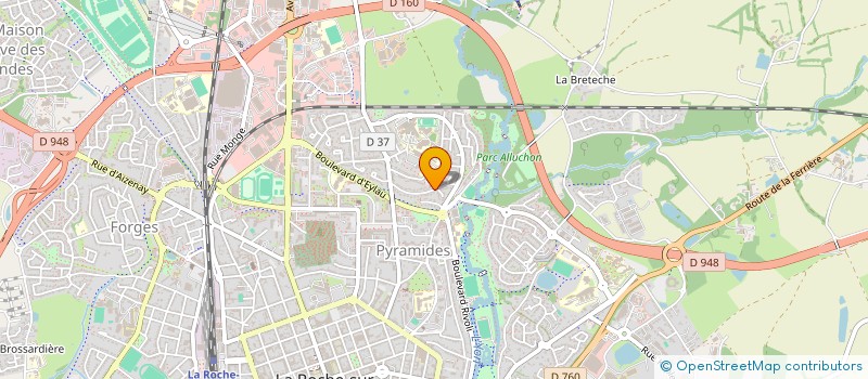 localisation de l'entreprise ROUTE 64 à LA ROCHE-SUR-YON