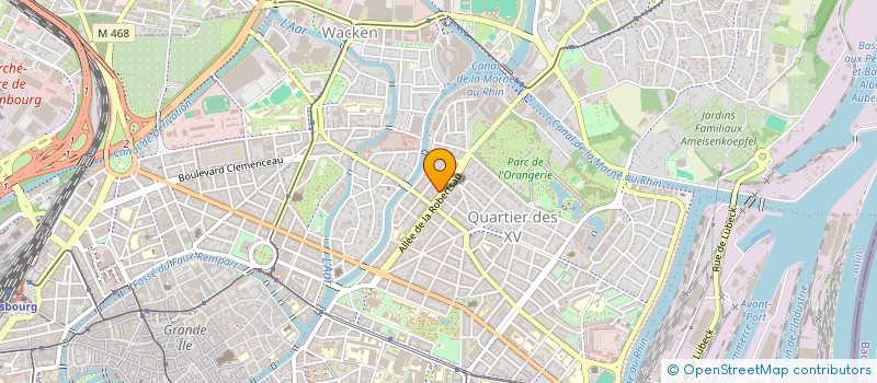 localisation de l'entreprise ROUTE 66  STRASBOURG