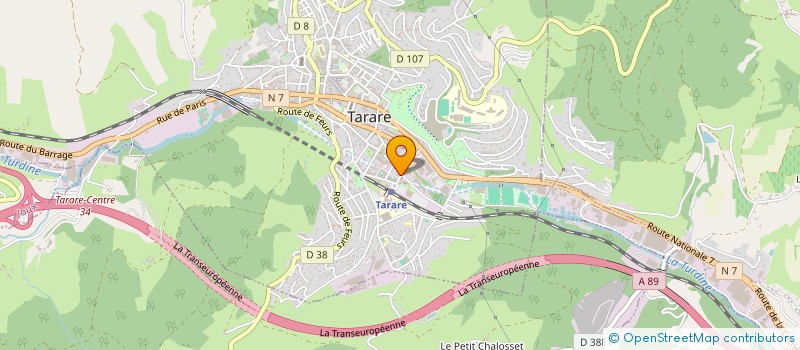 localisation de l'entreprise ROUTE 66.STORE  TARARE