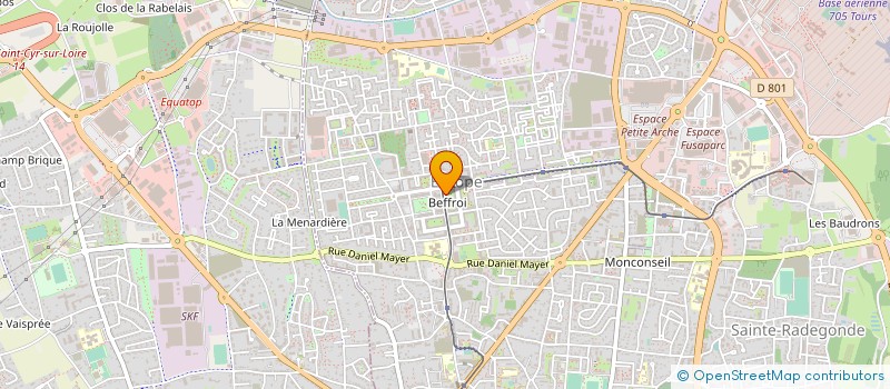 localisation de l'entreprise ROUTE 666  TOURS