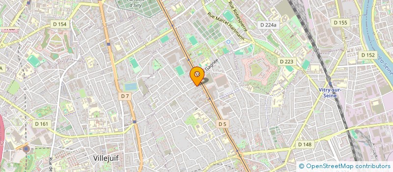 localisation de l'entreprise ROUTE-ARTS  VITRY-SUR-SEINE